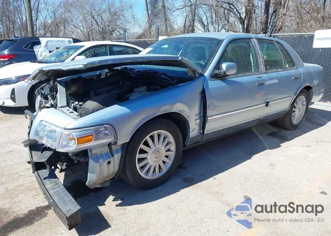 2009 Mercury Grand Marquis Ls (Fleet Only) из США, поврежденный, VIN 2MEHM75V39X609438